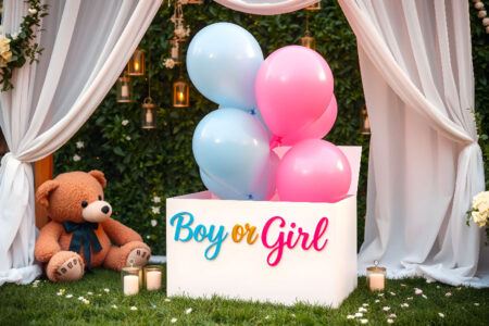allestimenti per eventi catania, allestimento per gender reveal