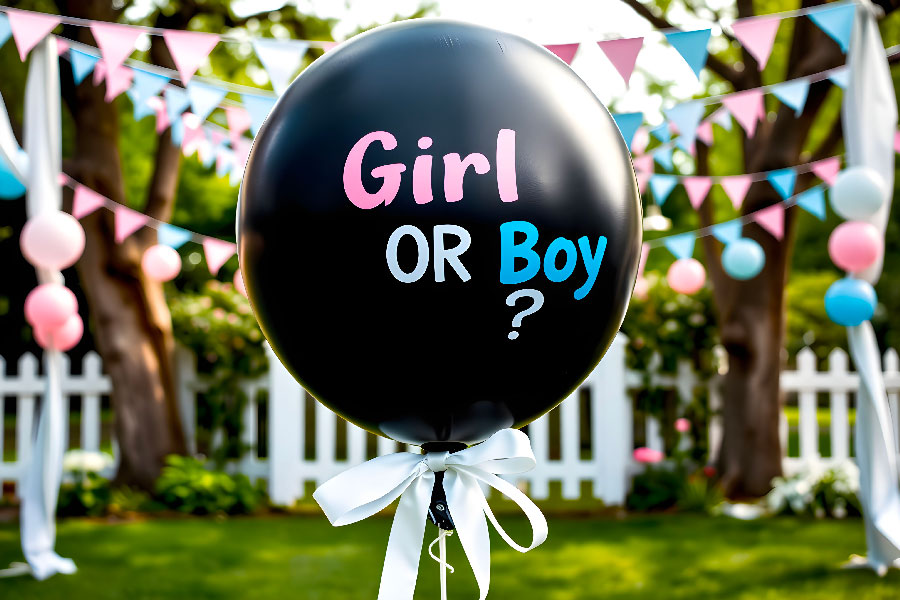 palloncino "big boy or Girl" Gender reveal Catania